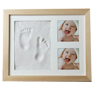 Newborn Baby Handprint Footprint Kit Casting Infant Baby DIY Non-toxic Souvenirs Gifts Imprint Soft Clay Inkpad for Baby