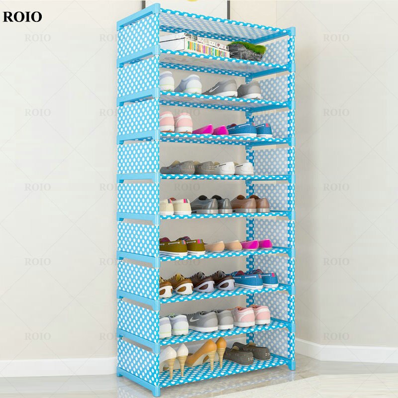 New Simple Shoe Rack Handrial Sturdy Removable Hallway Shoe Rack Space-saving Organizer Stand Holder Home Furniture Shoe Cabinet