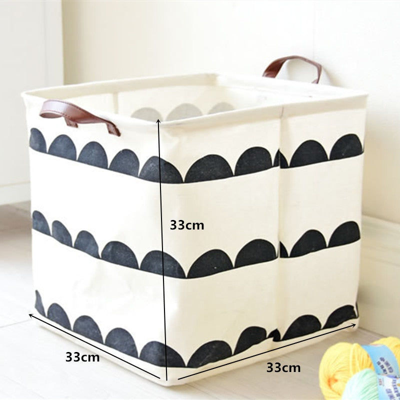 Cartoon Cars Printed Storage Basket For Toys Fabric Clothes Organizer Folding Large Laundry Basket For Dirty Clothes