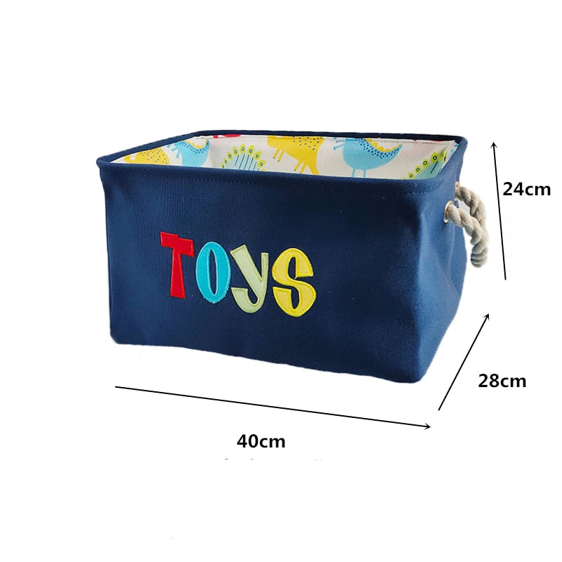 Cartoon Cars Printed Storage Basket For Toys Fabric Clothes Organizer Folding Large Laundry Basket For Dirty Clothes