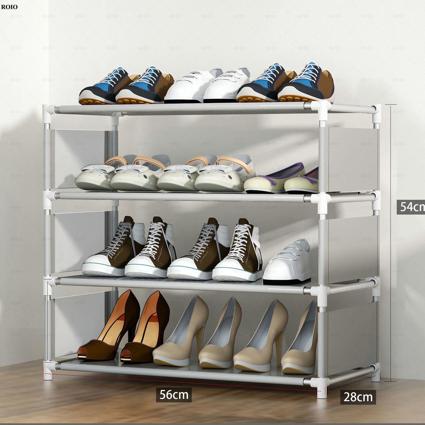 New Simple Shoe Rack Handrial Sturdy Removable Hallway Shoe Rack Space-saving Organizer Stand Holder Home Furniture Shoe Cabinet