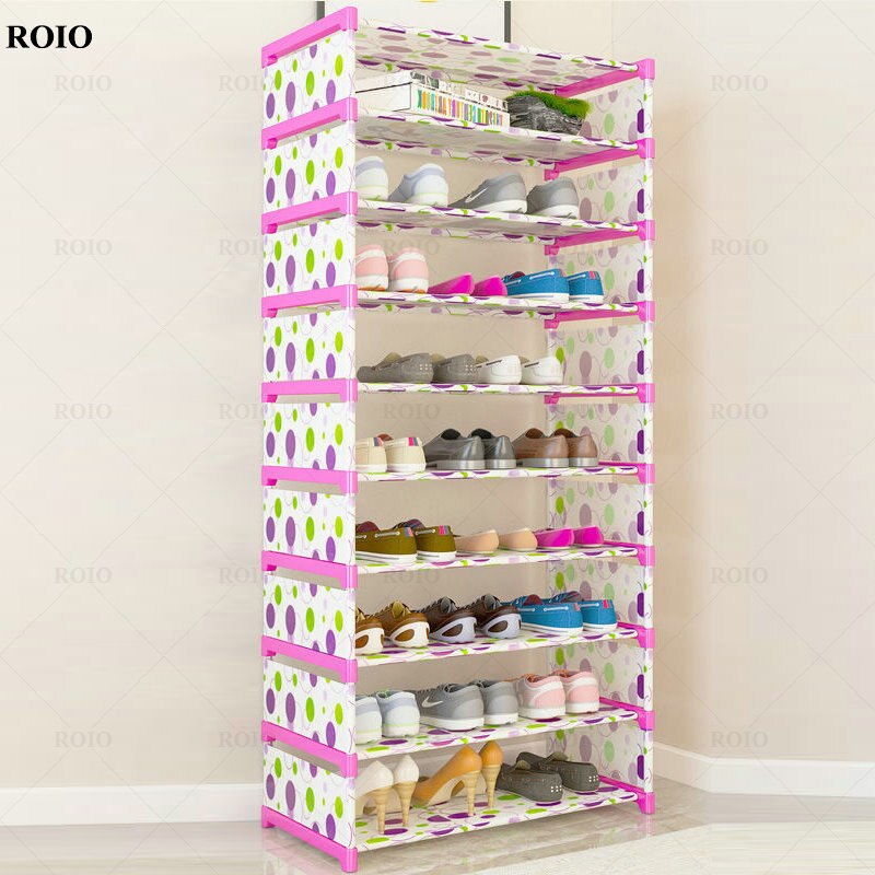 New Simple Shoe Rack Handrial Sturdy Removable Hallway Shoe Rack Space-saving Organizer Stand Holder Home Furniture Shoe Cabinet