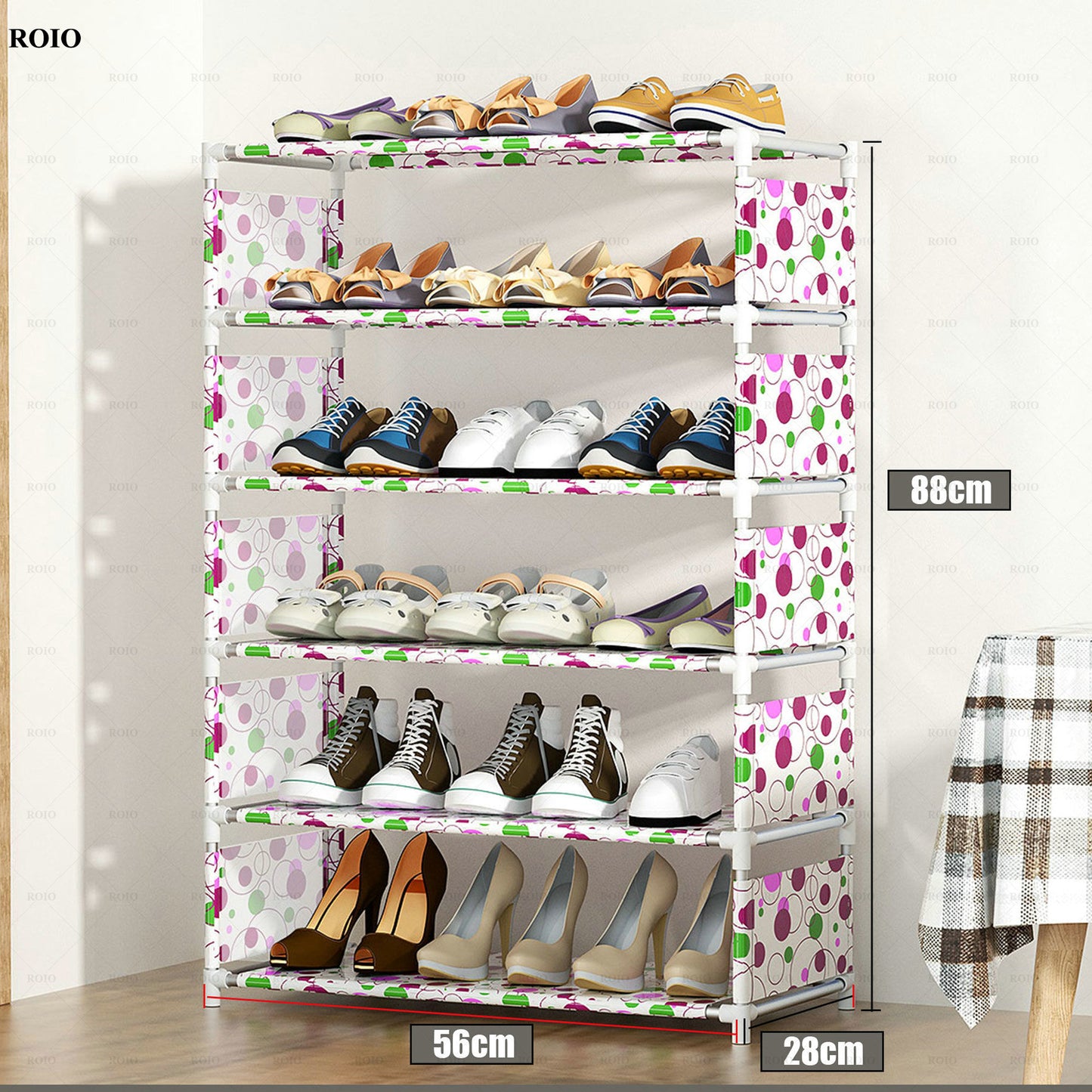 New Simple Shoe Rack Handrial Sturdy Removable Hallway Shoe Rack Space-saving Organizer Stand Holder Home Furniture Shoe Cabinet