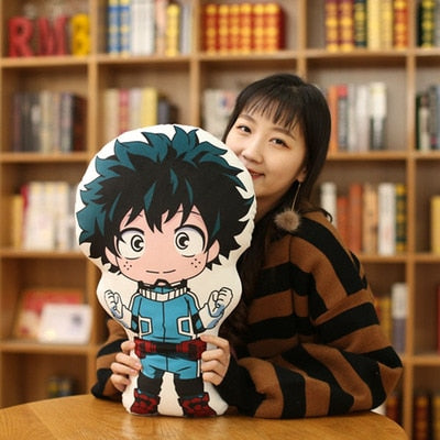 48cm My Hero Academia Anime Boku no Hero Academia Plush Toy Midoriya Bakugo Shoto Ochaco Uniform Anime Pillow Plush Doll