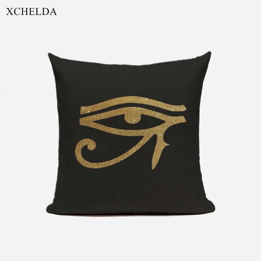 Cushion Cover Egyptian Decor Home Decorative Outdoor Pillow Case Pillowcase 40*40 45x45 Chair Decoration for Living Room Sofa