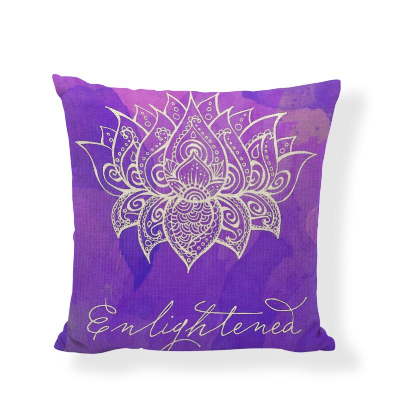 Buddha Cushion Covers Indian Bohemia Cojines Decorativos Elephant Pillowcase Couch Car Seat Home Decor Throw Pillow Cover