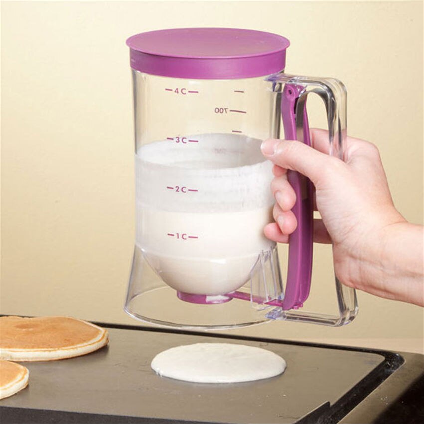 Cupcake Pancake Cookies Cream Dispenser Cake Mix Jug Baking Essentials Maker Cooking Tools Funnel Measuring cup Accessories