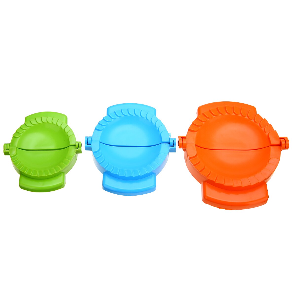 3pcs/set 7.5-10cm Dumpling Maker Mold Plastic Dumpling Dough Press Mold 3Sizes DIY Kitchen Easy Pastry Bakeware Mold Gadget