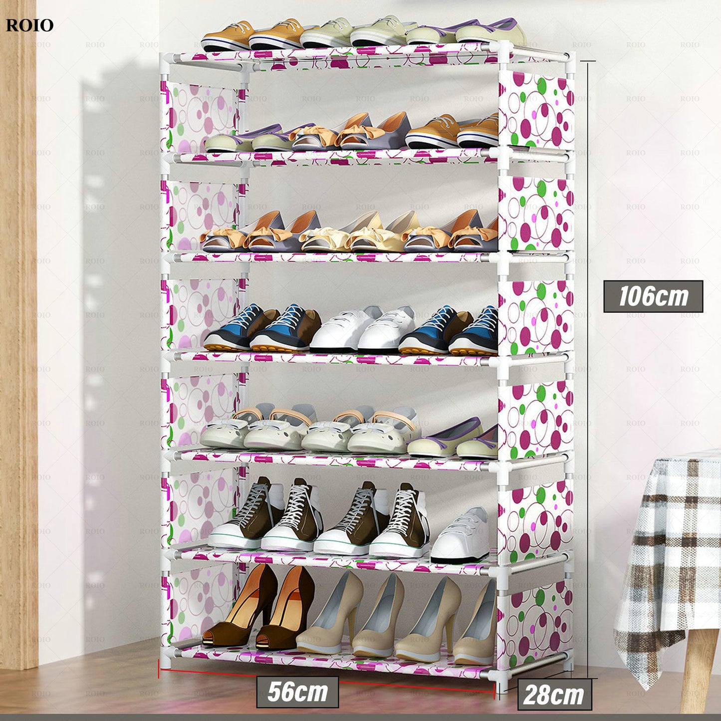 New Simple Shoe Rack Handrial Sturdy Removable Hallway Shoe Rack Space-saving Organizer Stand Holder Home Furniture Shoe Cabinet