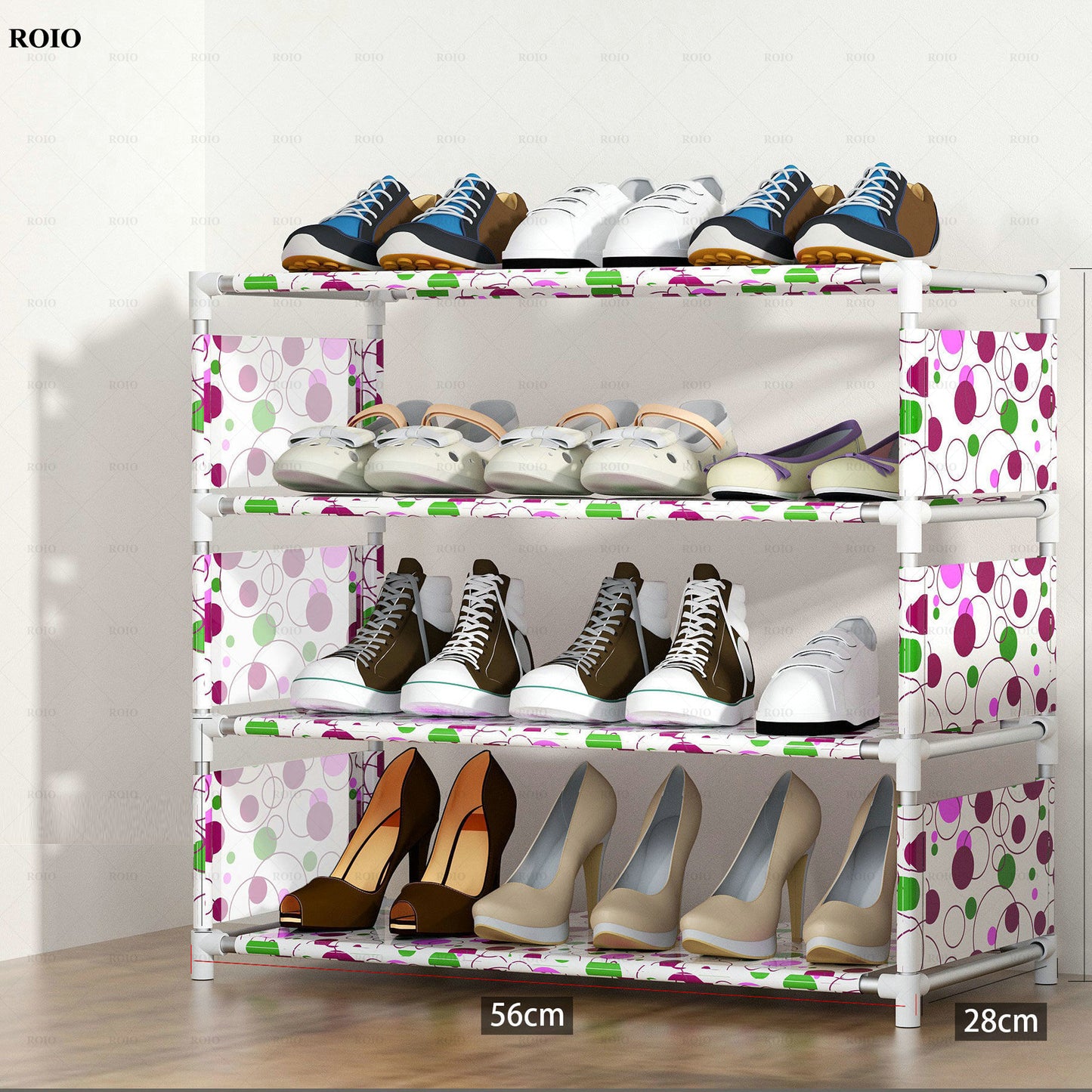 New Simple Shoe Rack Handrial Sturdy Removable Hallway Shoe Rack Space-saving Organizer Stand Holder Home Furniture Shoe Cabinet