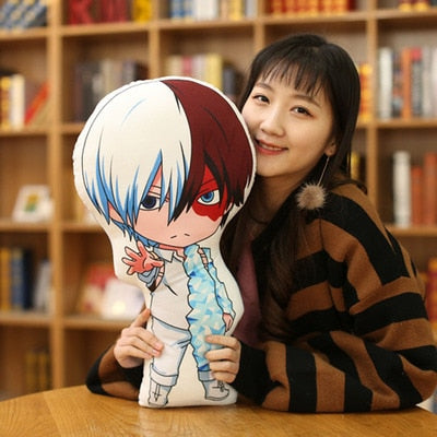 48cm My Hero Academia Anime Boku no Hero Academia Plush Toy Midoriya Bakugo Shoto Ochaco Uniform Anime Pillow Plush Doll