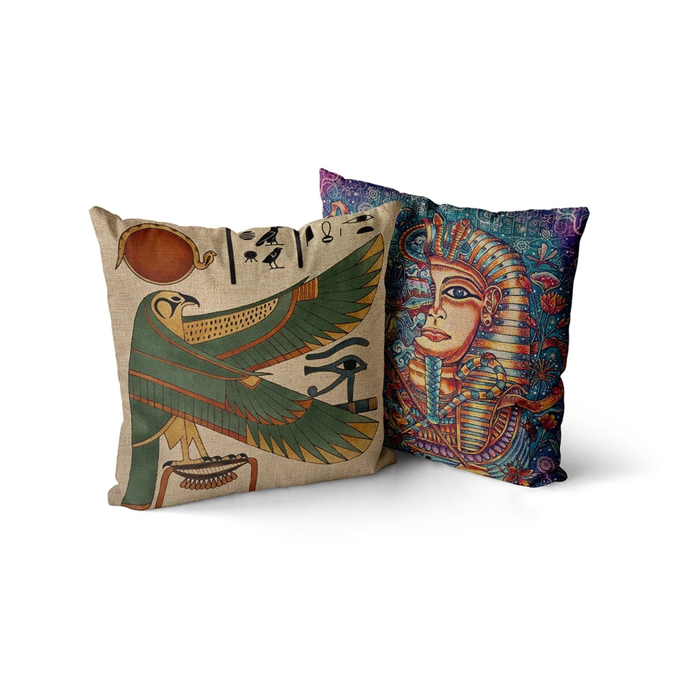 Cushion Cover Egyptian Decor Home Decorative Outdoor Pillow Case Pillowcase 40*40 45x45 Chair Decoration for Living Room Sofa