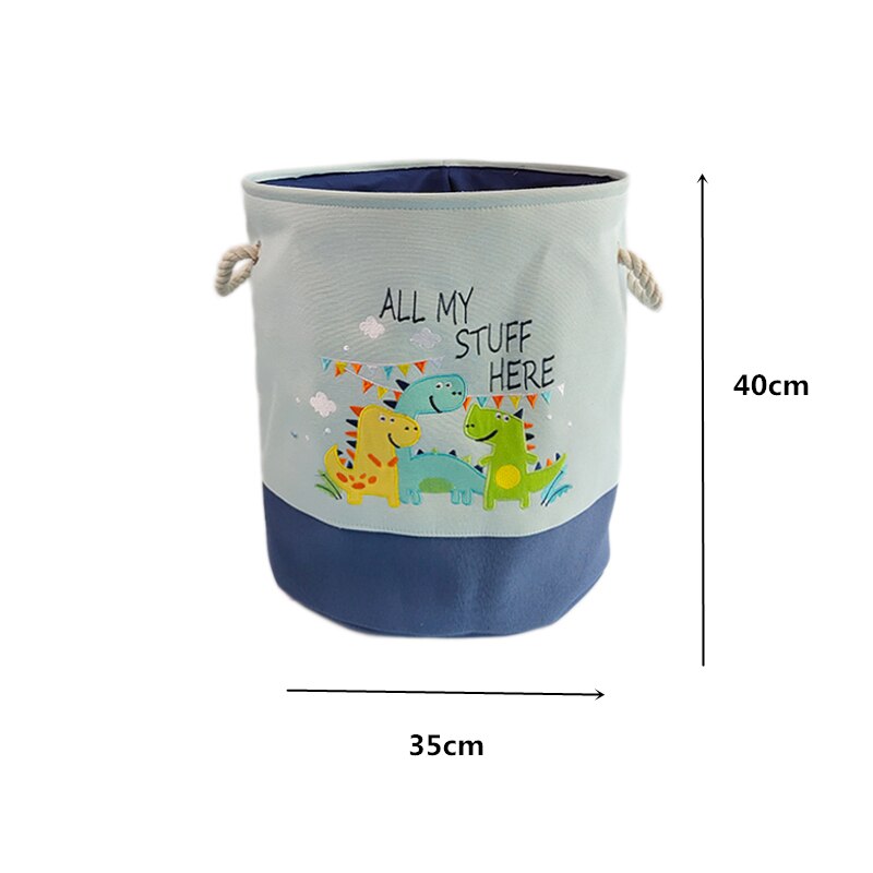 Cartoon Cars Printed Storage Basket For Toys Fabric Clothes Organizer Folding Large Laundry Basket For Dirty Clothes