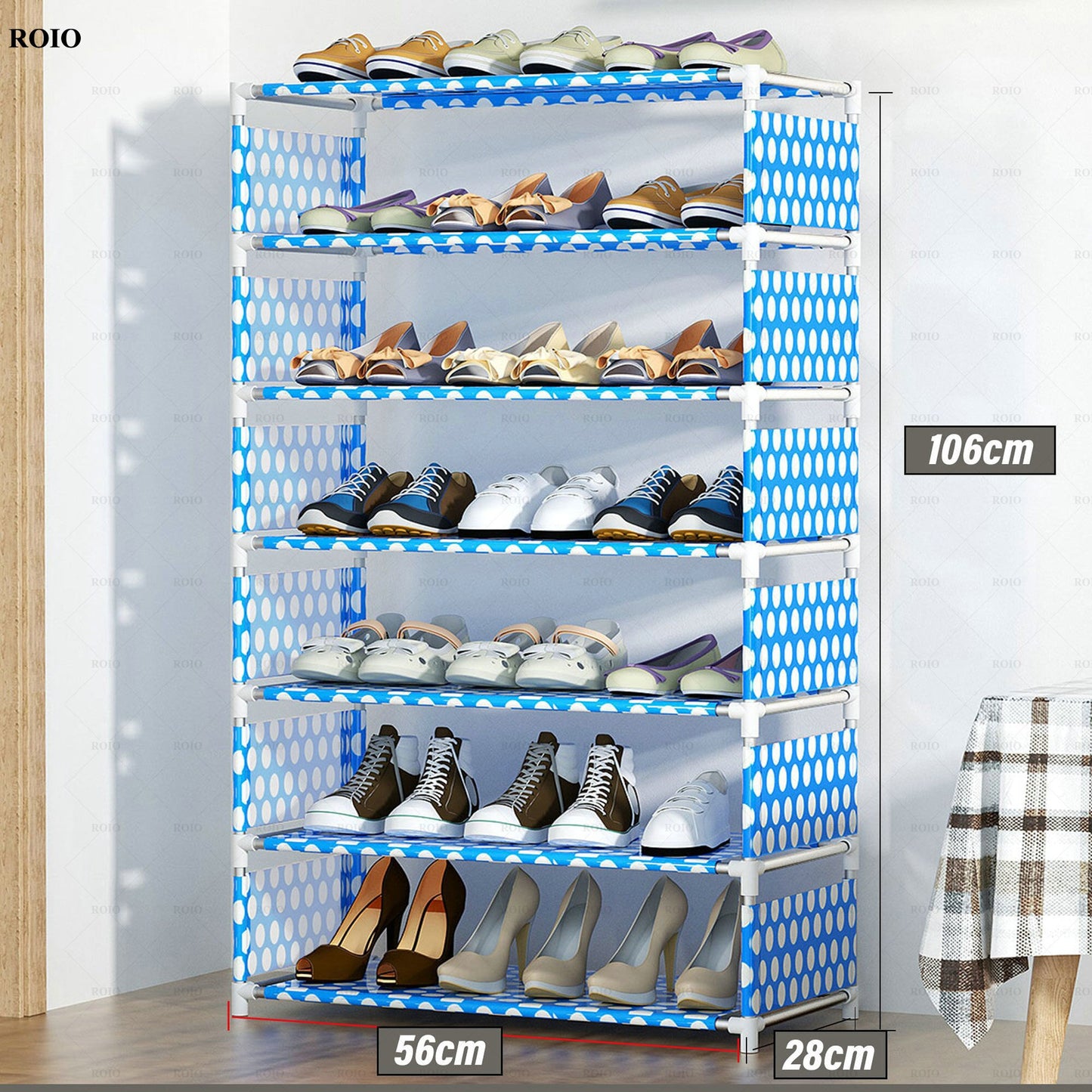 New Simple Shoe Rack Handrial Sturdy Removable Hallway Shoe Rack Space-saving Organizer Stand Holder Home Furniture Shoe Cabinet