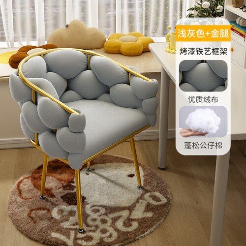 Living Room Arm Dining Chair Feature Modern Lounge Outdoor Kitchen Dining Chair Nordic Office Design Sandalye Home Furniture