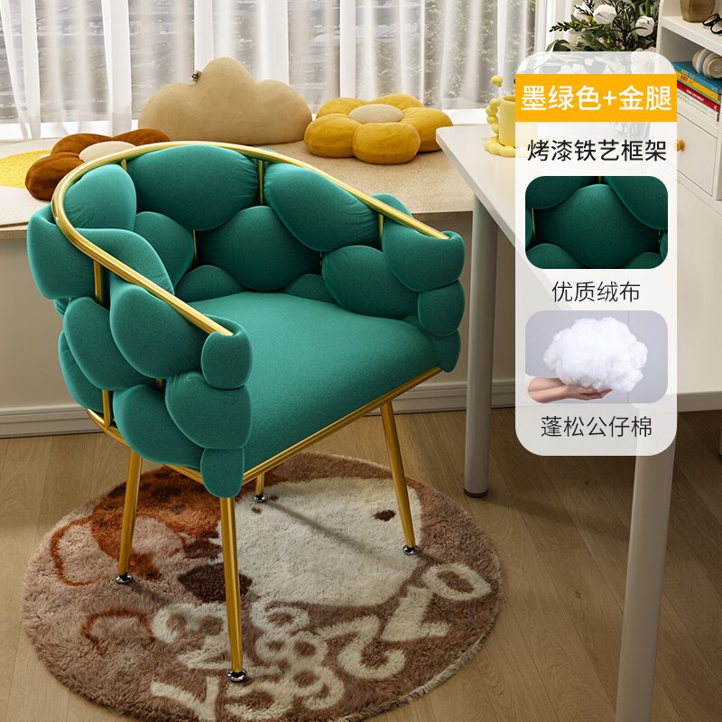 Living Room Arm Dining Chair Feature Modern Lounge Outdoor Kitchen Dining Chair Nordic Office Design Sandalye Home Furniture