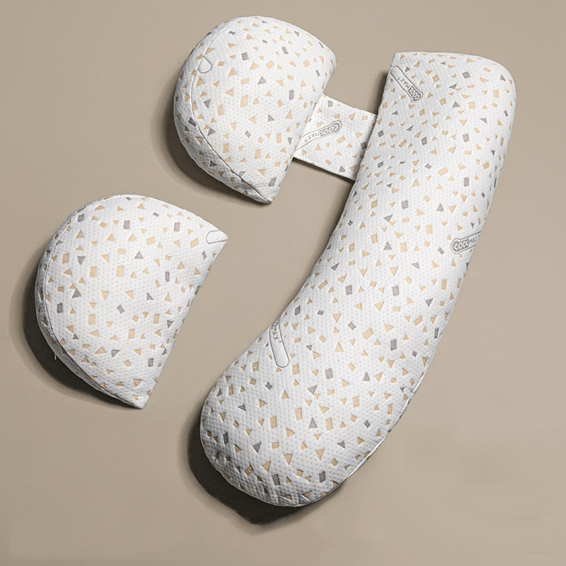 Sleeping Support Pillow For Pregnant Women Body Cotton Pillowcase U Shape Maternity Pregnancy Pillows Side Sleepers Bedding