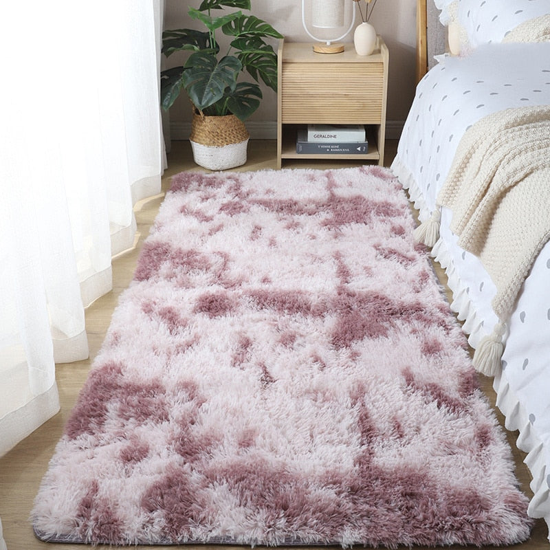 40*60cm/50*80cm Warm Carpet Bedroom Bedside Blanket Home Living Room Girl Room Plush Blanket Under The Bed