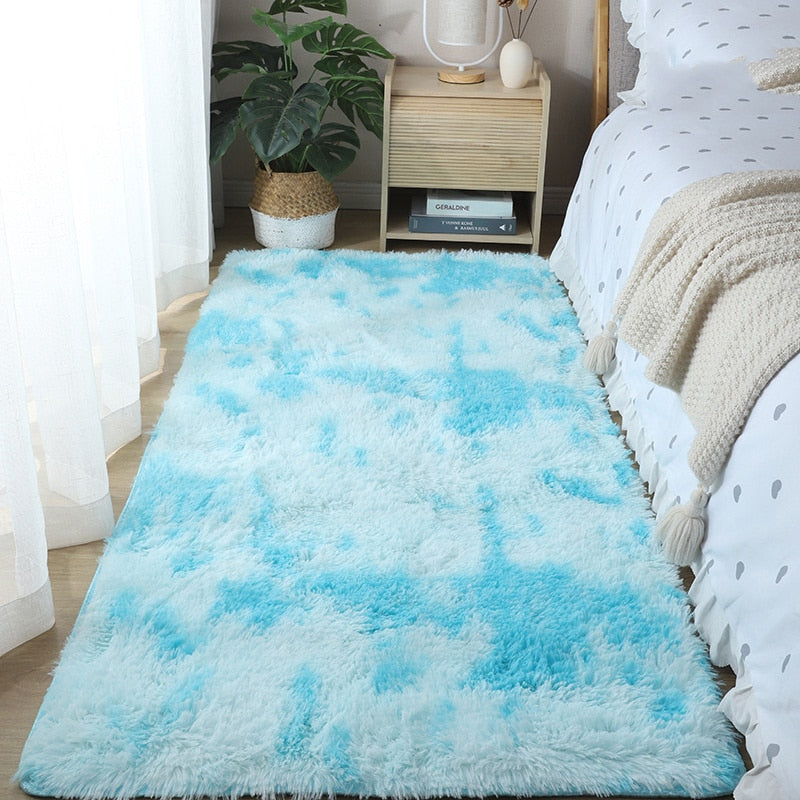 40*60cm/50*80cm Warm Carpet Bedroom Bedside Blanket Home Living Room Girl Room Plush Blanket Under The Bed