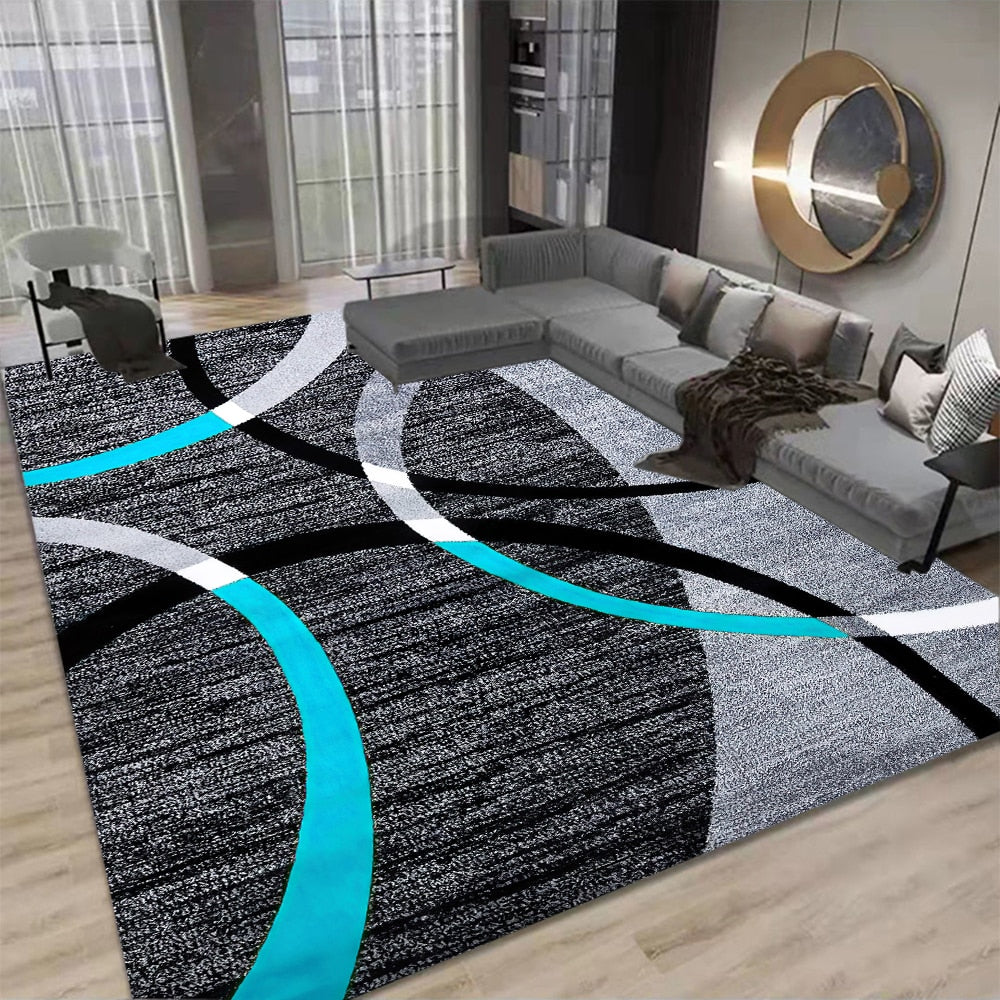 Nordic Geometric Carpet for Living Room Modern Luxury Decor Sofa Table Large Area Rugs Bathroom Mat Alfombra Para Cocina Tapis