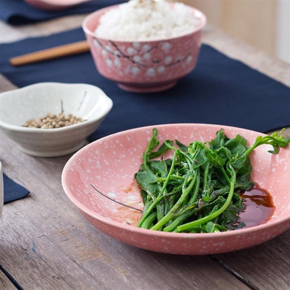 Japanese Ceramic Tableware cutlery table Set Household Dinnerware dining table dish dinner set plates and dishes eco friendly