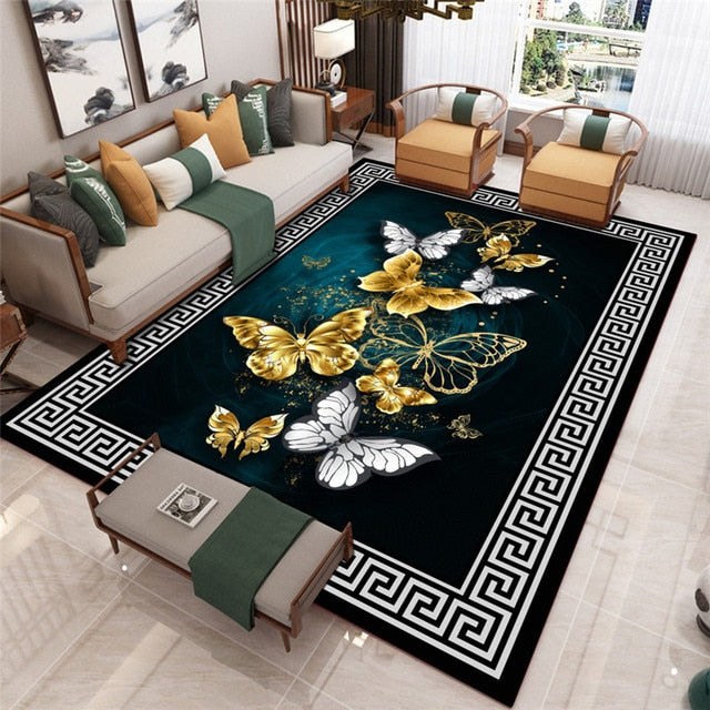 Nordic Geometric Carpet for Living Room Modern Luxury Decor Sofa Table Large Area Rugs Bathroom Mat Alfombra Para Cocina Tapis