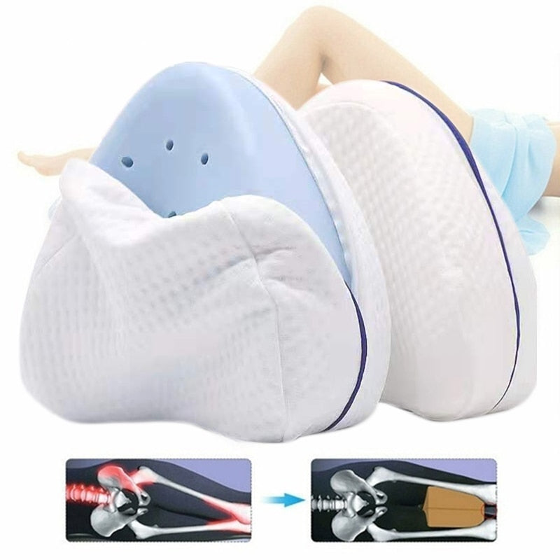 Back Hip Body Joint Pain Relief Thigh Leg Pad Cushion Home Memory Foam Memory Cotton Leg Pillow Sleeping Orthopedic Sciatica