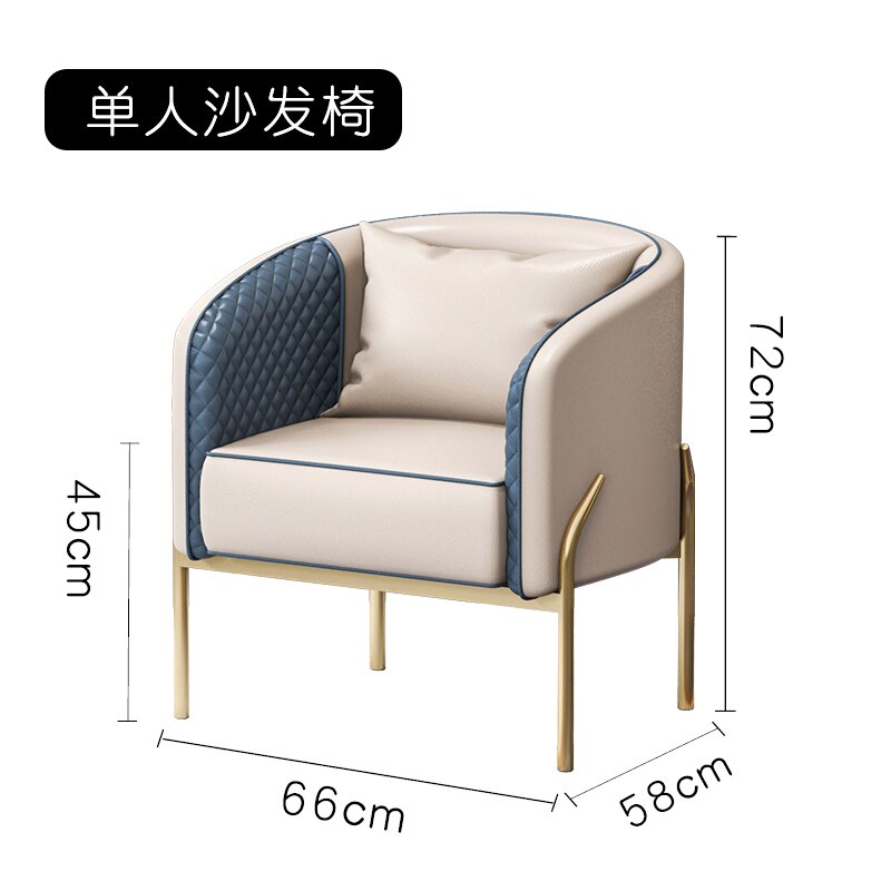 Leather Dining Chair Modern Lounge Iron Relax Ground Chair Sex Bar Kitchen Stools Muebles De La Sala Library Furniture YYY40XP