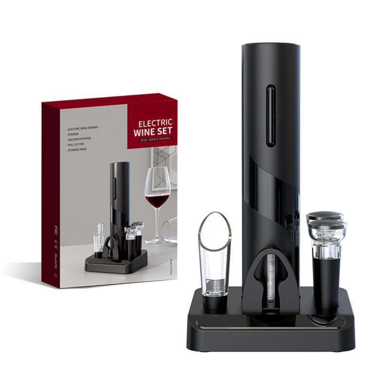 Electric Wine Opener Automatic Corkscrew Wine Openers for Beer Rechargeable Bottle Opener Foil Cutter Kitchen Bar Can Opener