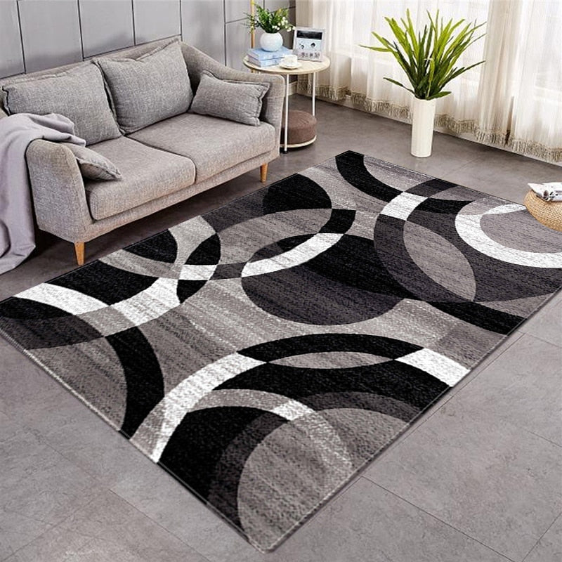 Nordic Geometric Carpet for Living Room Modern Luxury Decor Sofa Table Large Area Rugs Bathroom Mat Alfombra Para Cocina Tapis