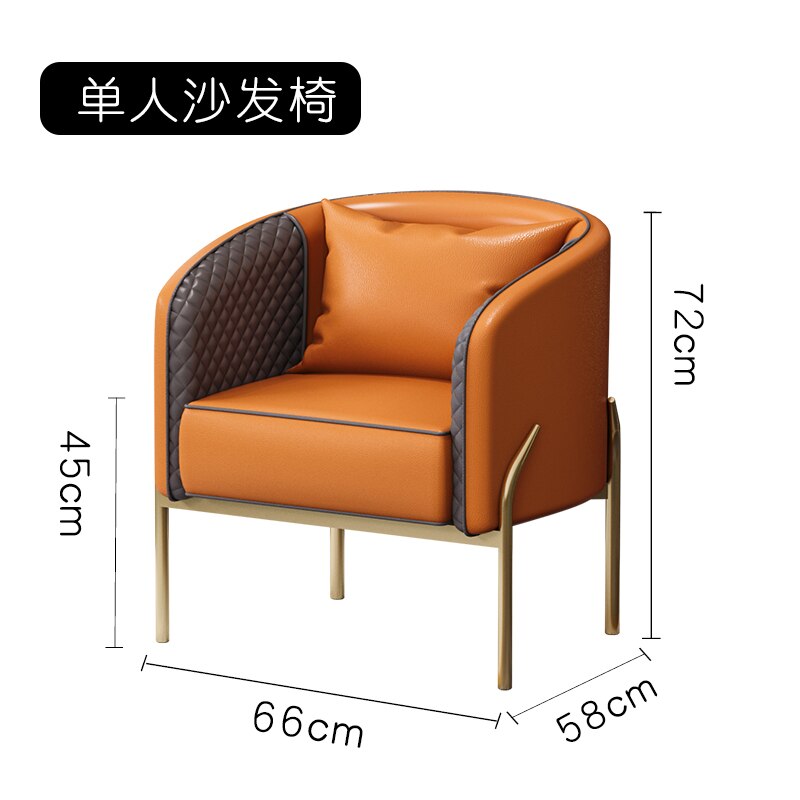 Leather Dining Chair Modern Lounge Iron Relax Ground Chair Sex Bar Kitchen Stools Muebles De La Sala Library Furniture YYY40XP