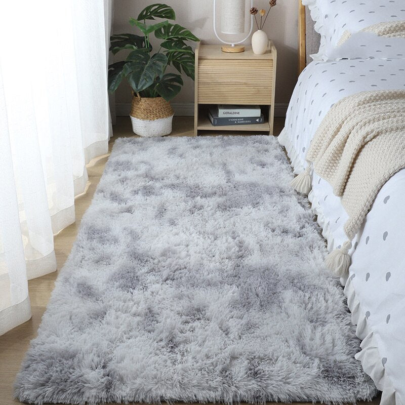 40*60cm/50*80cm Warm Carpet Bedroom Bedside Blanket Home Living Room Girl Room Plush Blanket Under The Bed