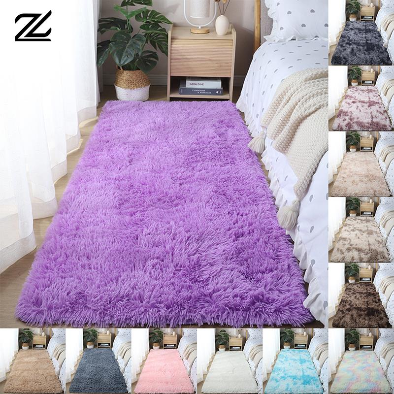 40*60cm/50*80cm Warm Carpet Bedroom Bedside Blanket Home Living Room Girl Room Plush Blanket Under The Bed